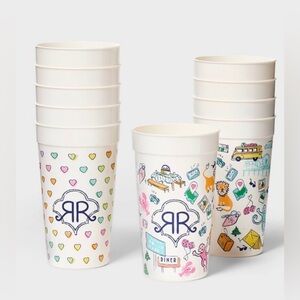 IN HAND SHIPS TODAY Roller Rabbit x Target 10 Souvenir Cups. BRAND NEW